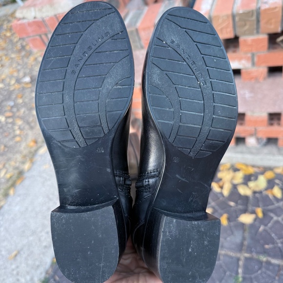 Y2K Classic black knee high leather riding boots - Picture 6 of 14